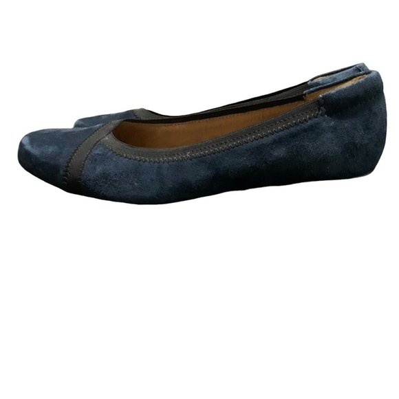 Clarks Artisan Daelynn Hill Women's Wedge Shoes Size 9 Suede Blue - Picture 4 of 6